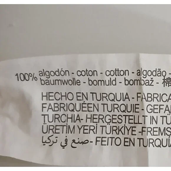 Zara Two Tone Wide Leg Pants Womens Size Medium 30 X 30 Cargo 100% Cotton Spring - Picture 9 of 11